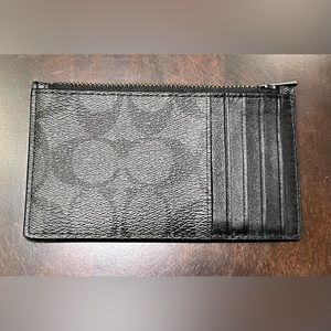 Zip Card Case In Signature Canvas